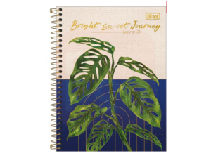 Planner Espiral 17,7 x 24 cm Naturalis 2024 - Sortido