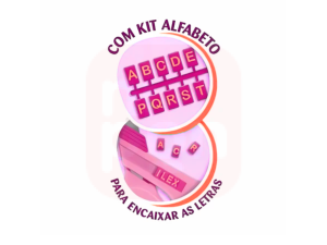 Tesoura Letras – Cores Variadas