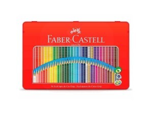 Lápis de Cor 36 Cores GRIP Lata - Faber-Castell
